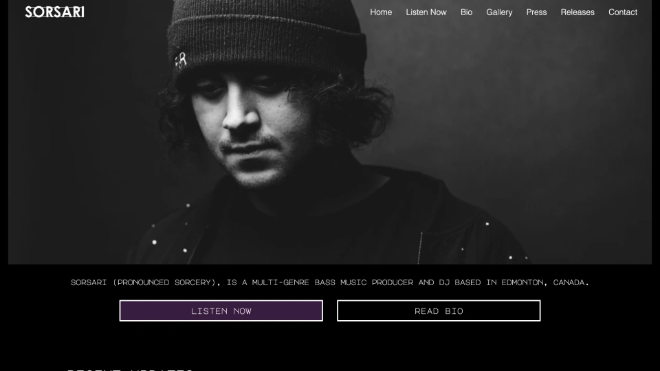 Sorsari website preview